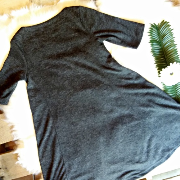 Adrienne Vittadini Dark Gray Flare Pocket Dress - Picture 5 of 5